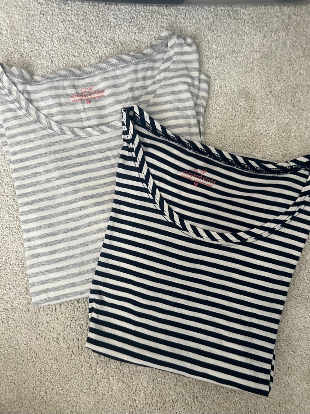 Vineyard Vines Striped Scoop Neck Tee Set